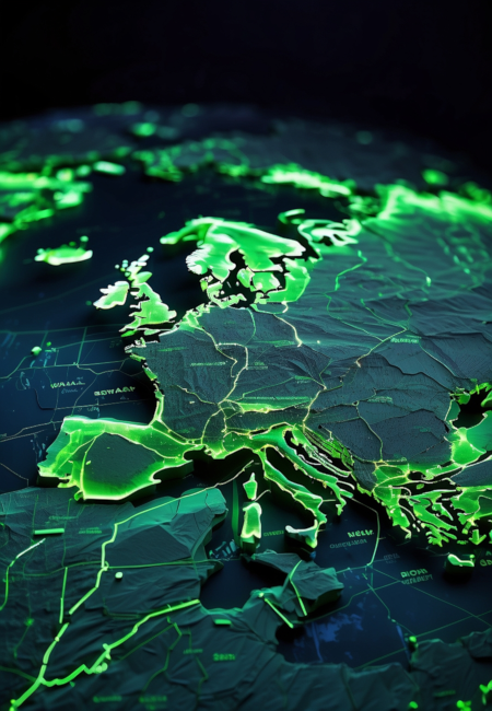 Iberian abstract map